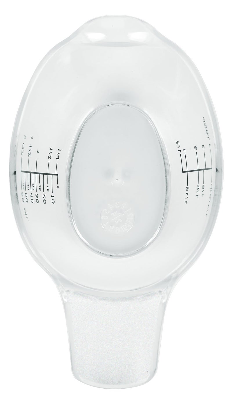 DOTINGHUX 2 Oz Measuring Cup, 1/4 Cup Acrylic Measuring Cups, Clear - Image 3