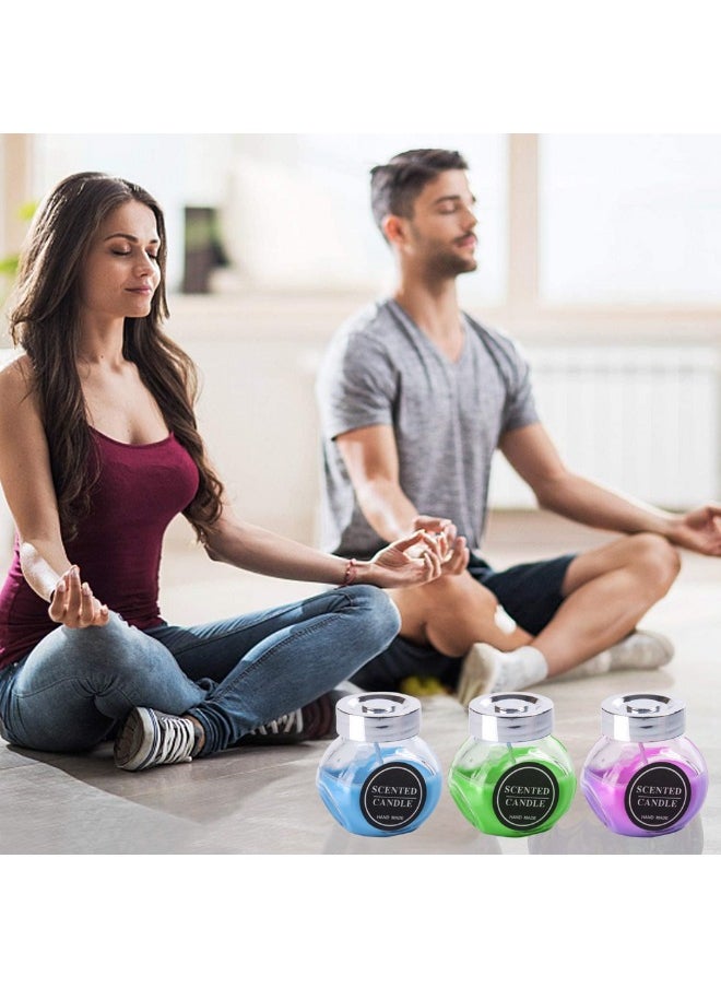 Generic Scented Candles Aromatherapy Soy Set Natural Wax Travel Tin Fragrance Relaxing Stress Relief Aroma Home Bath Spa Yoga Candle Gift for Women 6x2.5oz Pack  - Image 3
