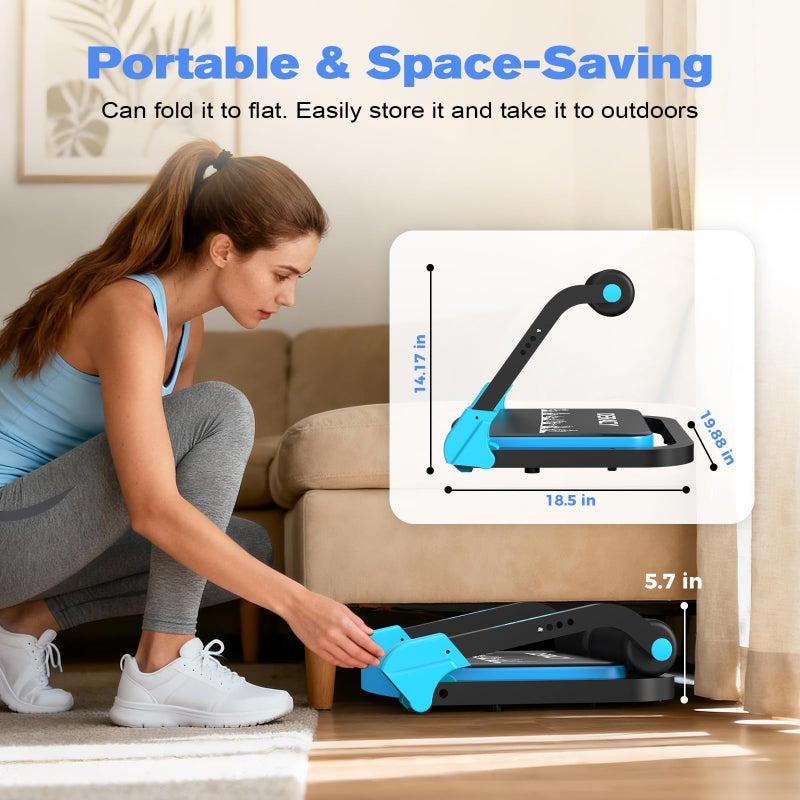 DERACY Sit Up Exercise Equipment, Adjustable Ab Machine, Multi-Functional Sit Up Machine, Ab Workout Equipment, Ab Trainer Machine for Women Men (BLUE) - Image 5