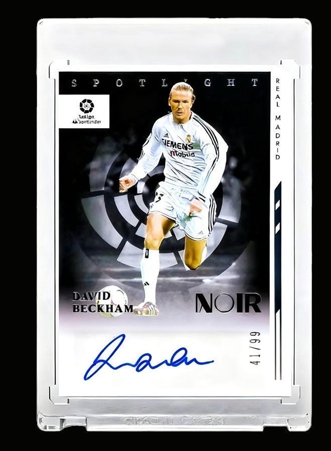 بانيني بطاقة كرة قدم بتوقيع ديفيد بيكهام، بطاقة تداول موقعة فردية، إصدار للمجمعين، تذكارات وبطاقات رياضية لعشاق كرة القدم وهواة الجمع - Image 3