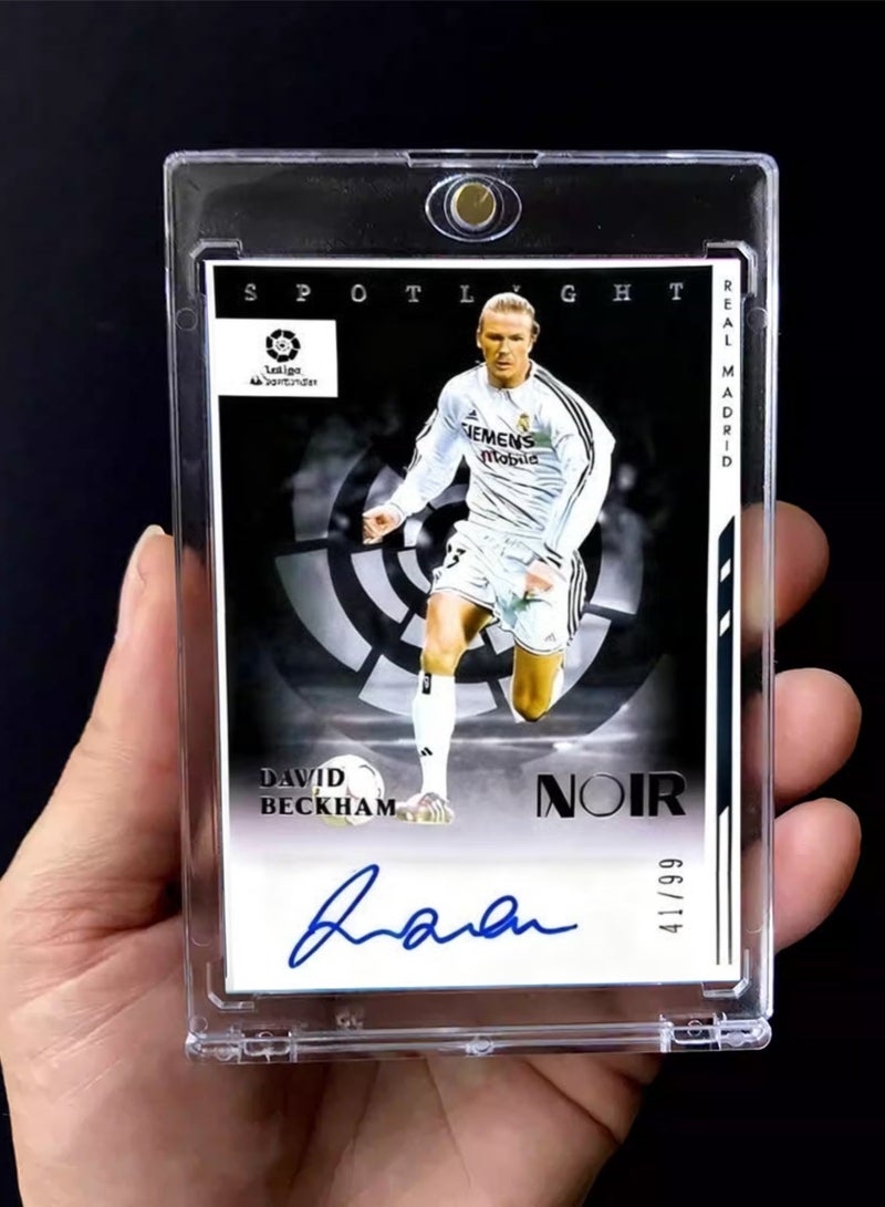 بانيني بطاقة كرة قدم بتوقيع ديفيد بيكهام، بطاقة تداول موقعة فردية، إصدار للمجمعين، تذكارات وبطاقات رياضية لعشاق كرة القدم وهواة الجمع - Image 2