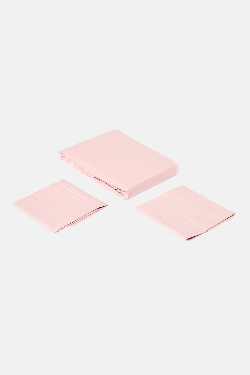 Guy Laroche Double Plain Duvet Cover Set, Pink - Image 2