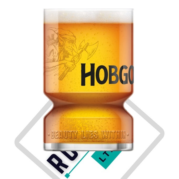 ROXLEY HOBGOBLIN LAGER BEER PINT GLASS