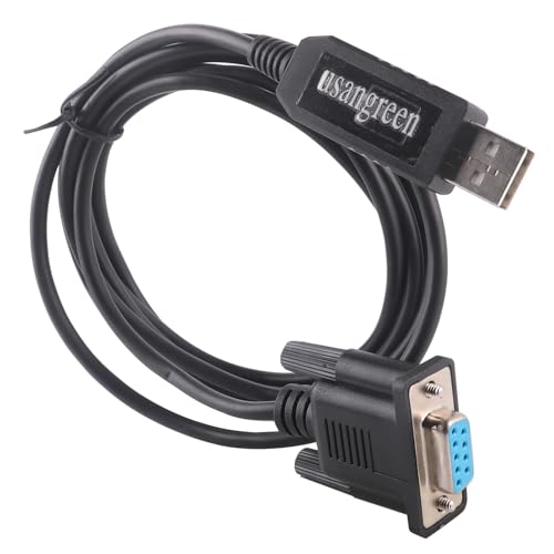 Usangreen PL2303GT USB RS232 to DB9 Cross Wired Rollover Null Modem Cable (Null modem pinout: 2-TXD, 3-RXD 5-GND, 7-CTS. 8-RT) - Image 2