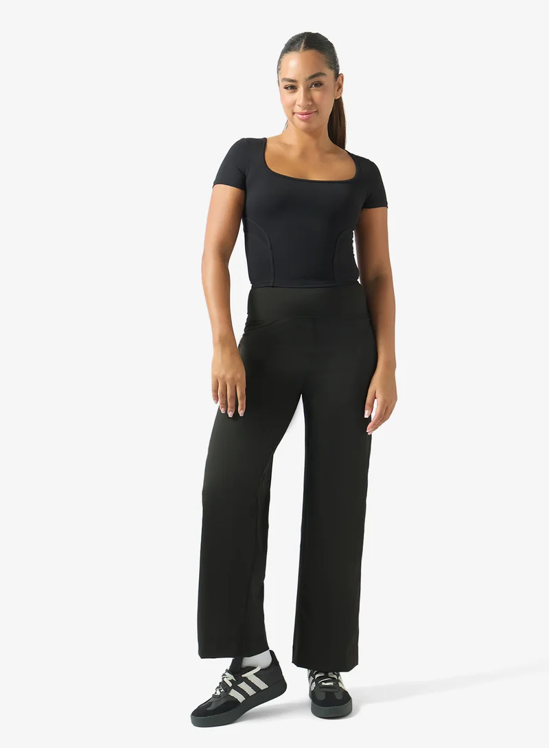 Frwd Mid Rise Straight Fit Athletic Pants