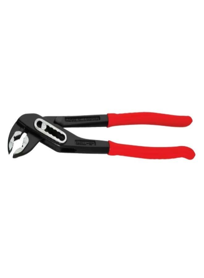 Rothenberger Water Pump Pliers with Non-Slip Jaws - 12" Adjustable Grip, Induction-Hardened Teeth, Plastic-Coated Handles - Secure Hold & Durability - 70523 - Image 2