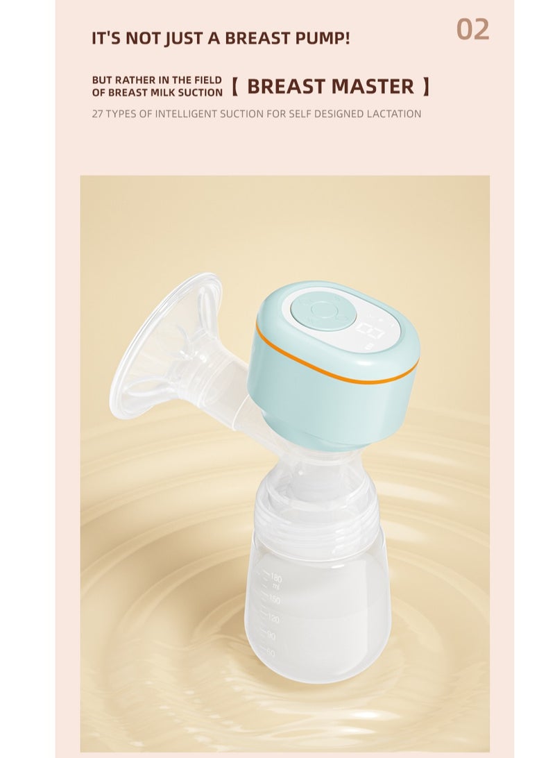 ALLTOMOM Wearable Electric Breast Pump with Lactation Function - Hands-Free and Lightweight, Digital Display, 180ml Capacity, 1200mAh Battery, 3 Modes, and 9 Gears 60x41x49mm - Image 5