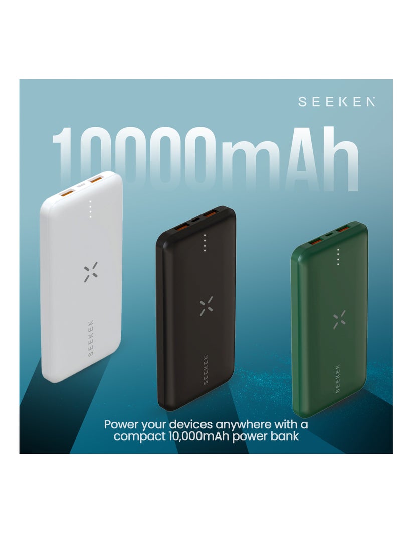 Seeken Power Bank 10KmAh - with Portable Fast Charger, Travel Charger, Overcharge Protection, Premium Design and High Quality. - Image 1