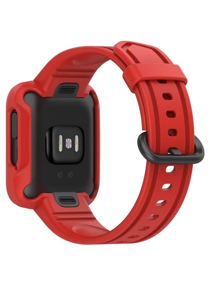 Replacement Wrist Band Compatible with Xiaomi MI Watch Lite/Redmi Watch 2 Lite/Poco Watch/Redmi Watch 2/Horloge 2, Adjustable Soft Silicone Wrist Strap with Cover - Image 2