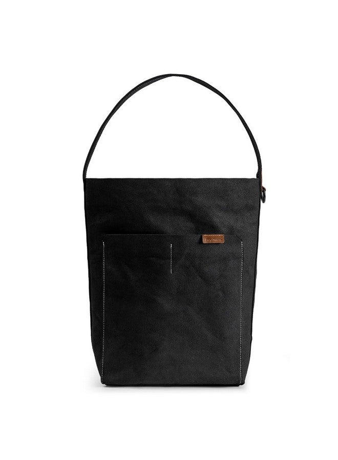 DailyObjects Black Vessel Tote | 100% Organic Cotton Canvas Tote for Office & Daily Use - Image 1