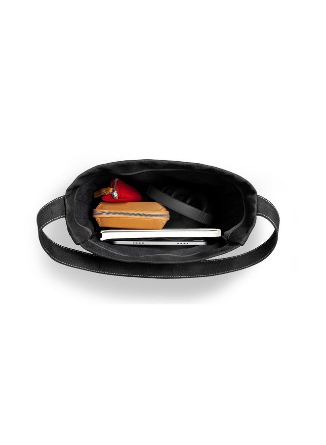 DailyObjects Black Vessel Tote | 100% Organic Cotton Canvas Tote for Office & Daily Use - Image 2