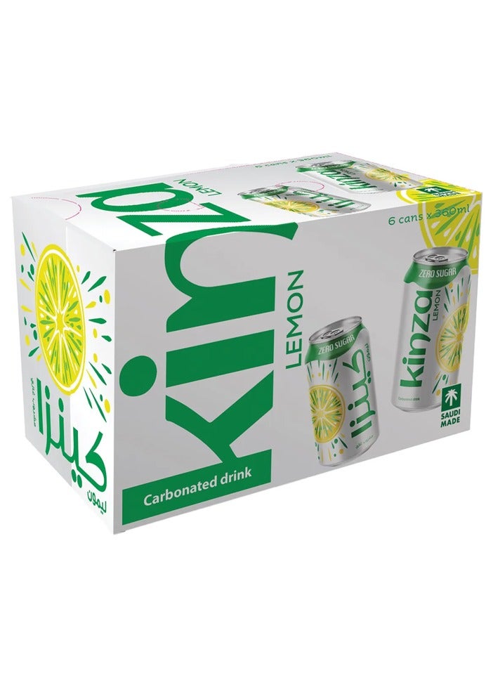 Soft Drink Lemon Zero 6×360Ml