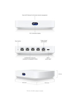 Ubiquiti Networks UCG-Ultra Multi-WAN UniFi Cloud Gateway with Advanced Routing and Security Features  - Image 3