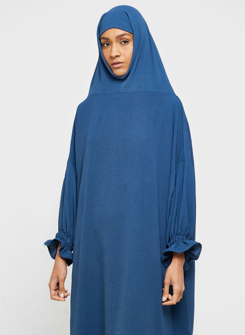 Shirred Sleeve Prayer Dress