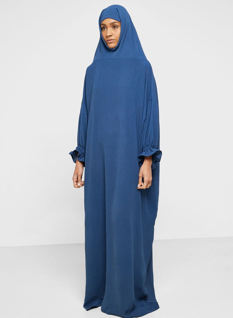 Shirred Sleeve Prayer Dress