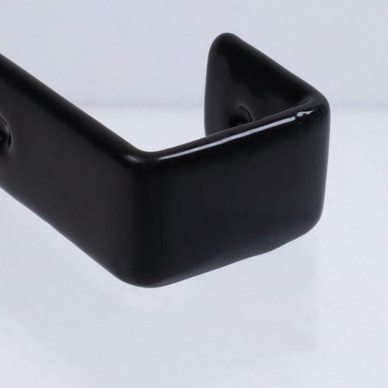 Geesatis 2 Pcs Bed Ladder Hooks Utility Hooks Hanger J Hooks Heavy Duty Metal Pvc Coated For Bed Decoration Hook Tool With Mounting Screws Black Inside 1""/25Mm - Image 4