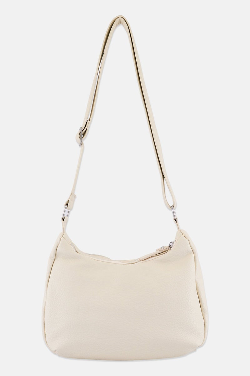 Lasocki Women Brand Logo Cross Body Bag, Beige - Image 3