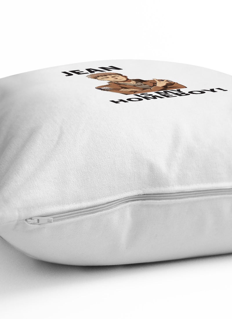 LOUD UNIVERSE Attack on Titan Jar Attack on Titan Couch Cushion Funny Manga Style Fan Decorative Cushion Cosplay Funny Jean Jean Kirstein is Homeboy-Anime Fan Gift - Image 2