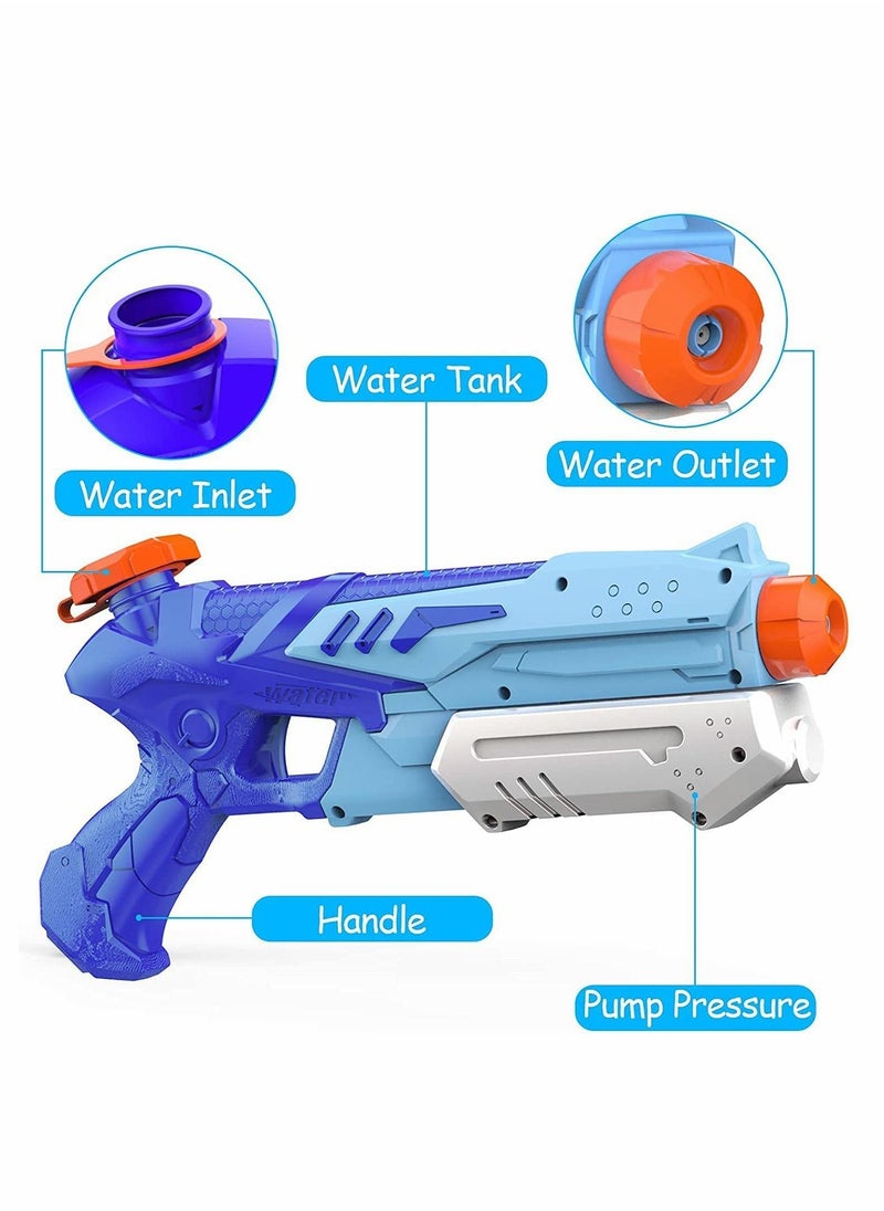 Excefore - Water Gun for Kids and Adult, 1PCS Water Pistol 300ML Big Water Gun with 9 Meters Range for Party Blaster Swimming Beach Summer Pool Bath Beach Toys, Water Outdoor Fighting Gifts for Children - Image 1