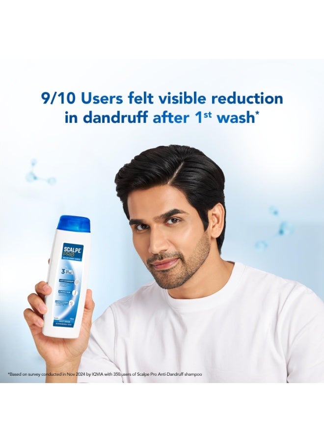 Scalpe Pro Daily Anti-Dandruff Shampoo | Removes Dandruff from Source | Helps with Itching, Irritation & Redness accompanying Dandruff | Scalpe Science | Climbazole & ZPTO Formulation | Strong & Smooth Hair | Daily Use | Dermatologically Tested Solution | For Women & Men | 400ml - Image 5