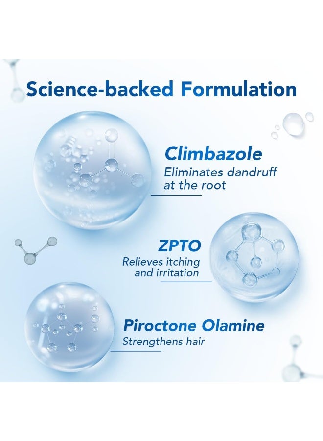 Scalpe Pro Daily Anti-Dandruff Shampoo | Removes Dandruff from Source | Helps with Itching, Irritation & Redness accompanying Dandruff | Scalpe Science | Climbazole & ZPTO Formulation | Strong & Smooth Hair | Daily Use | Dermatologically Tested Solution | For Women & Men | 400ml - Image 4