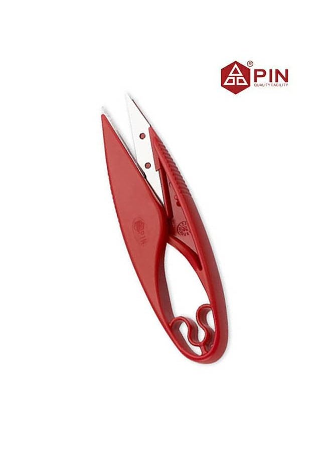 PIN - 10 Inch Grooved Forging Professional Tailors Scissors With Thread Cutter Used For Garments - Image 1