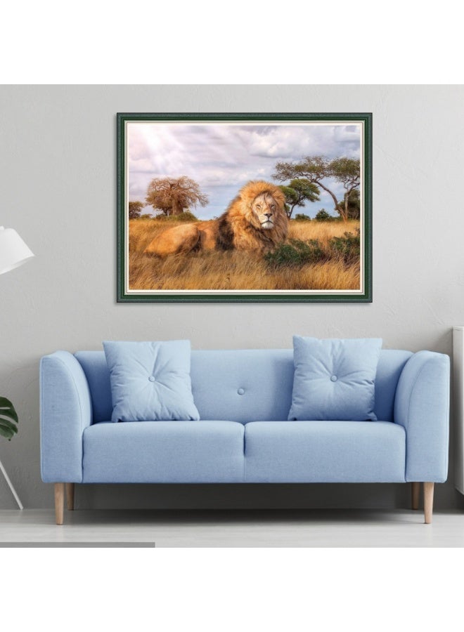 1000 pieces of lion puzzle - creative design patterns, rich and colorful artistic experience, suitable for adults and children - Image 3