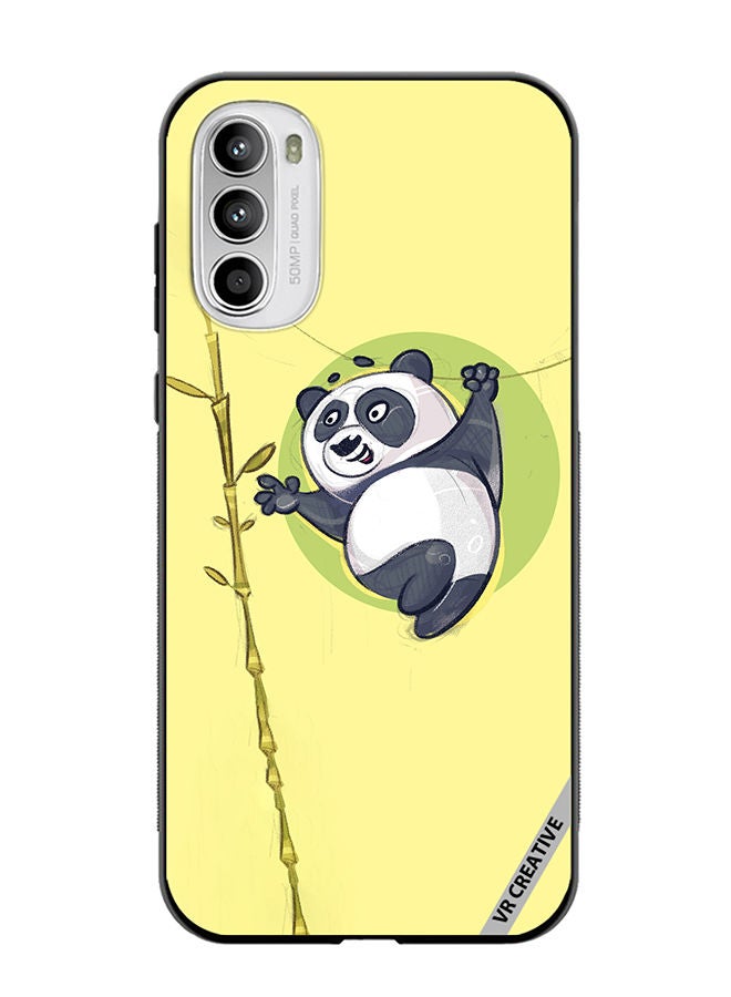 VR CREATIVE Protective Case Cover For Motorola Moto G82 Fun Panda Design Multicolour - Image 1