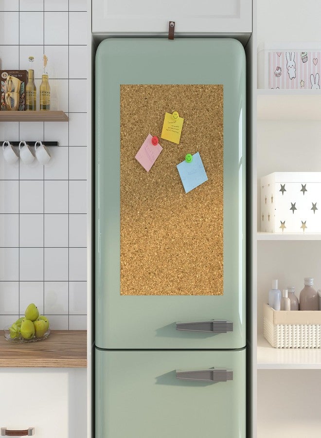 Decotalk Cork Shelf Liner Self Adhesive Kitchen Shelf Liner Adhesive Cabinets Liners 17.3x47.2 Inch Cabinet Liners Pantry Cabinet Lining Cork Contact Paper Shelves Lining Peel and Stick, Easy to Use - Image 4