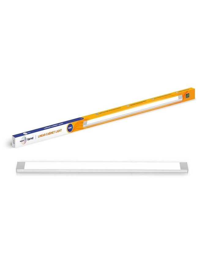 wipro Garnet 10W LED Linear Cabinet Light | 2Ft | Neutral White (4000K) | Bright & Slim Aluminium Base Tubelight | 17mm Width, 8mm Height | Under Cabinet Light for Wardrobe,Kitchen Shelf |Pack of 1 - Image 1
