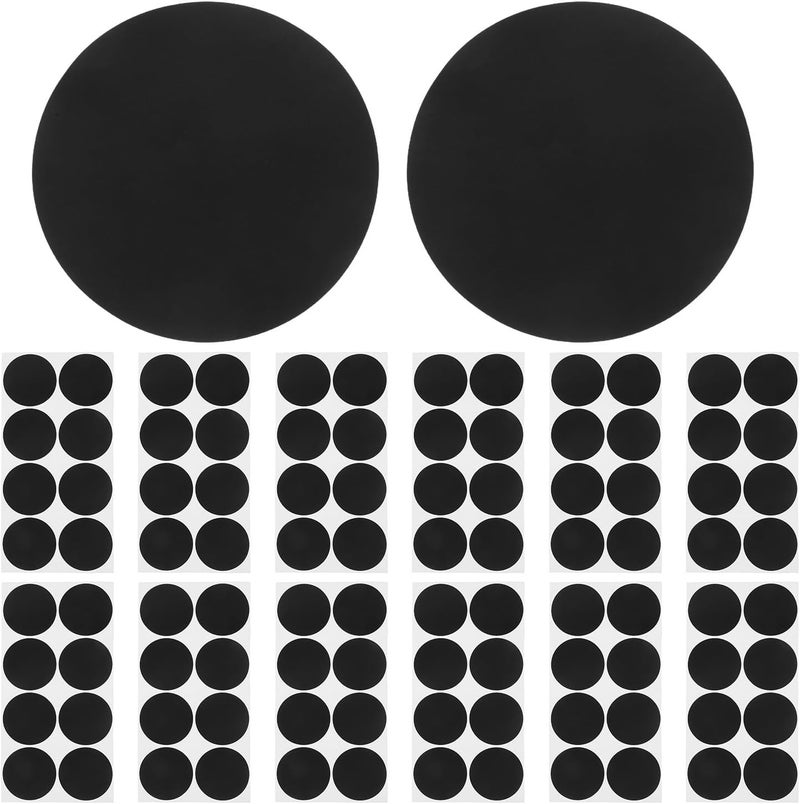 BESTonZON Black Dot Circle Dot Stickers 50mm 400pcs Self-Adhesive Small Round Label Stickers for Office Classroom Activity Coding and Handwriting - Image 1