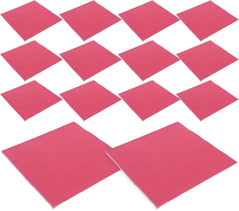 20pcs Disposable Red Luncheon Napkins Two-ply Paper Napkins for Party Wedding Reception Thanksgiving Christmas Holiday Dinner Use - Image 1