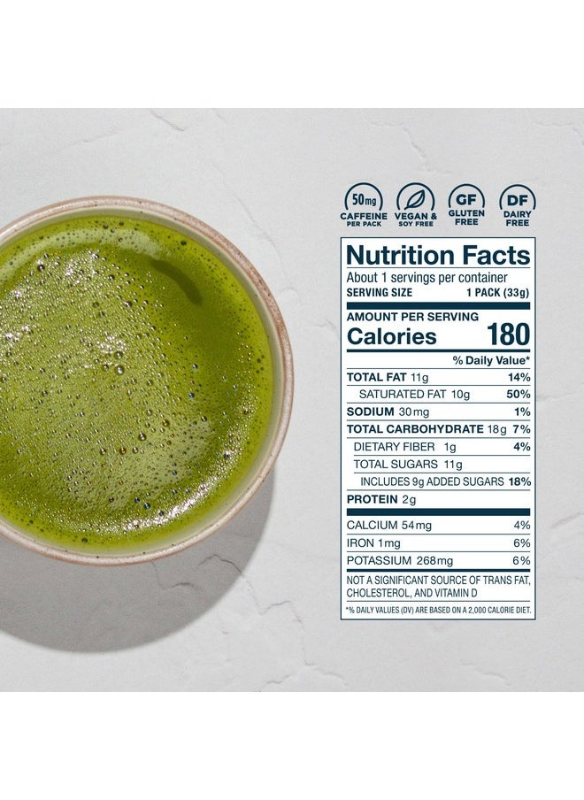 Laird Superfood Laird Superfood Instant Latte Matcha, Non-Dairy, Superfood Creamer, Gluten Free, Non-GMO, Vegan, 15pk Sachets  - Image 4