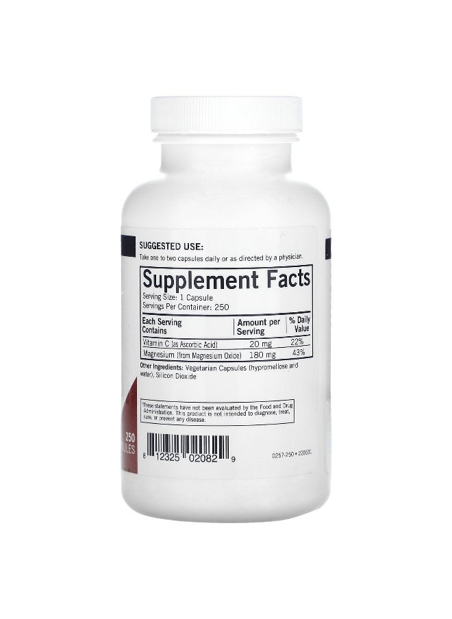 Kirkman Labs - Kirkman Labs, Buffered Magnesium Oxide, 180 mg, 250 Capsules - Image 1