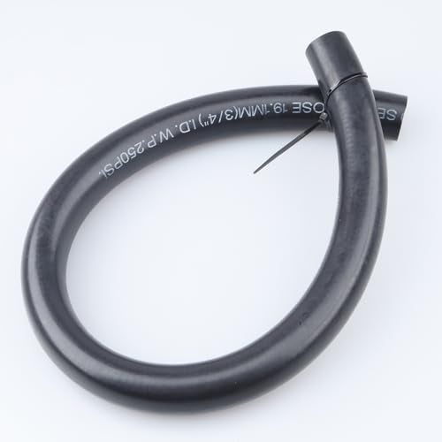 AC PERFORMANCE 34 ID NBR Push on Hose Fuel Line Engine Liner Compatible with Fuel System E85 E10 Oils Ethanol Lubricants and Coolant 2 Feet Black - Image 1