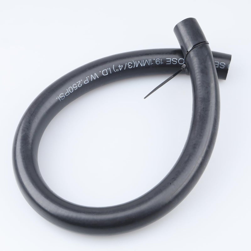 AC PERFORMANCE 34 ID NBR Push on Hose Fuel Line Engine Liner Compatible with Fuel System E85 E10 Oils Ethanol Lubricants and Coolant 2 Feet Black - Image 2