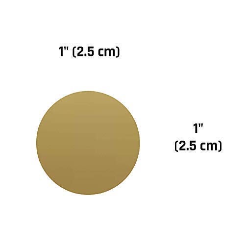 ScratchStix 150 Pack, 1" Scratch Off Stickers Labels, Round Circle - Gold - Image 3