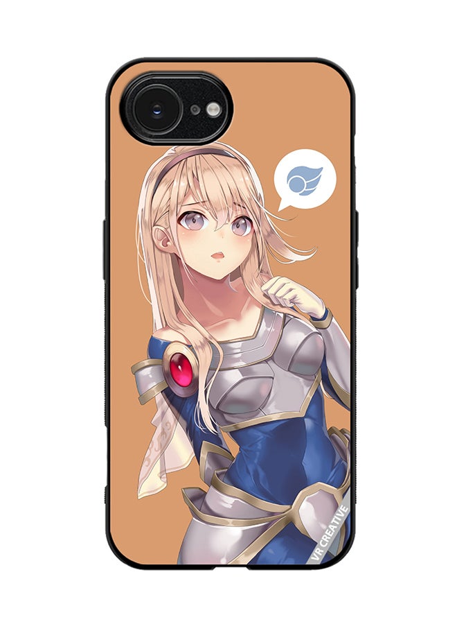 Protective Case Cover For Apple iPhone 16e League Of Legends Anime Girl Design Multicolour