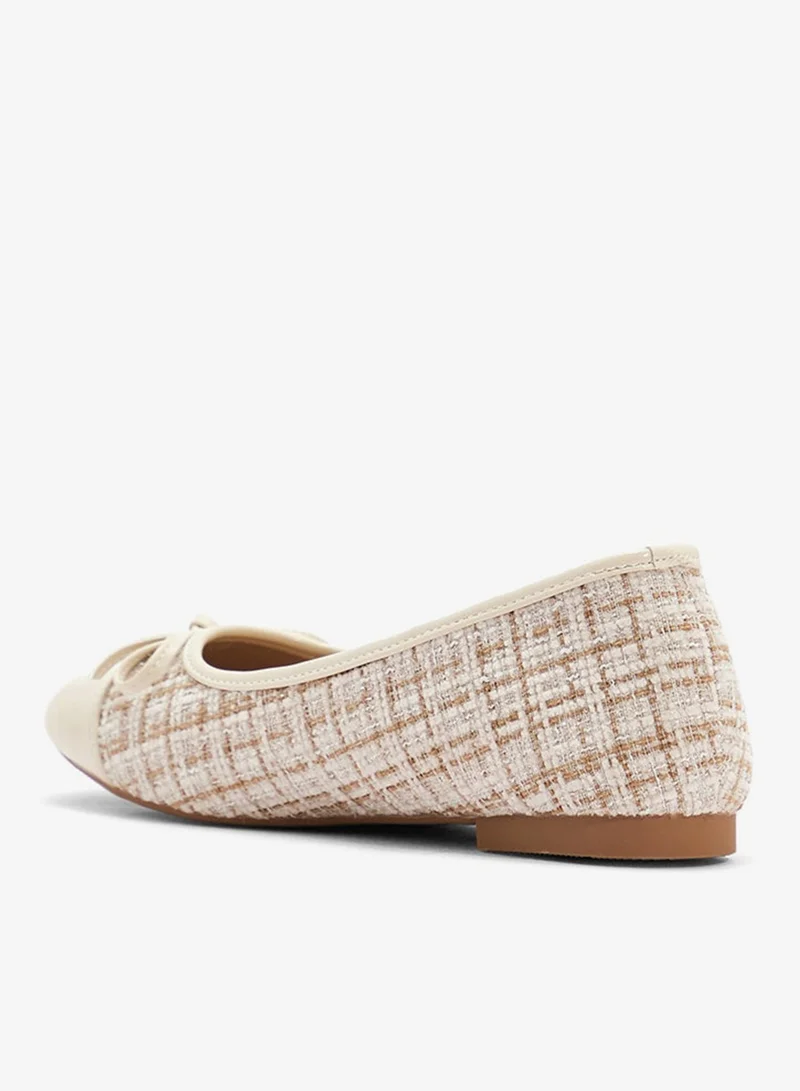 ELLA Womens Ballerina Flat With Bow