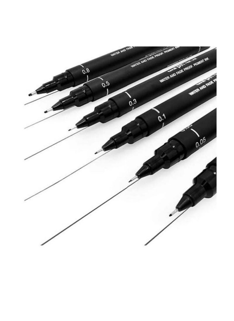 Uniball 6-Piece Fineliner Pen Set  - Image 3