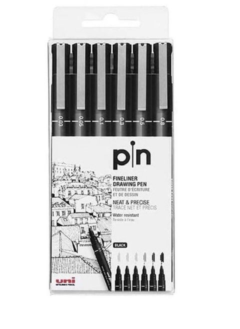 6-Piece Fineliner Pen Set