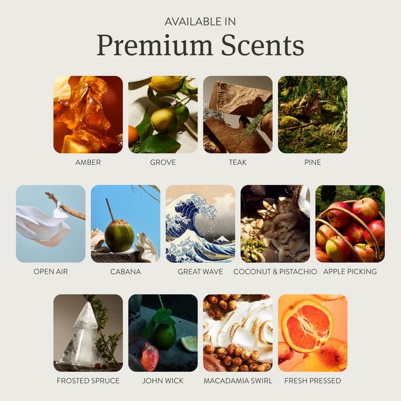 Drift Car Air Freshener - Stone Fragrance - Automotive Odor Eliminator - Long Lasting Scent - Scent Refill - Coconut & Pistachio Starter Kit - Image 4