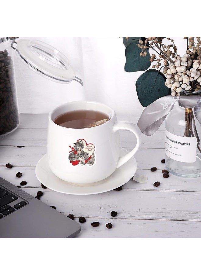 60pcs Coquette Stickers Cute Vinyl Laptop Stickers, Waterproof Aesthetic Stickers, Pink Sticker Pack for Girls Water Bottles Laptop Computer Phone Guitar (60 Coquette Stickers) - Image 4