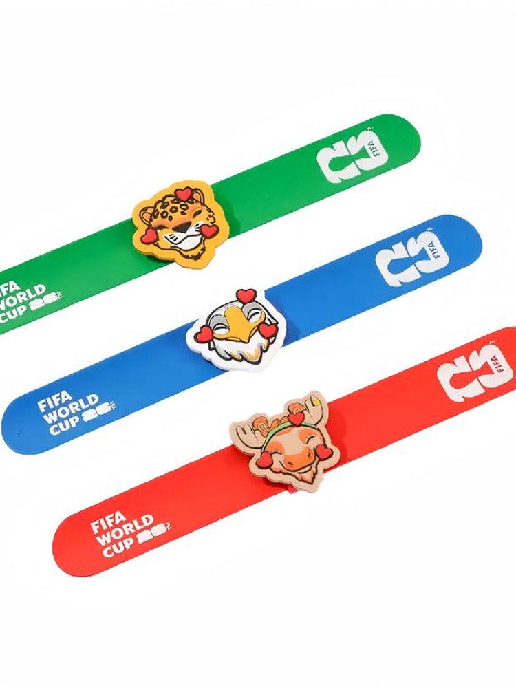 FIFA 2026 FIFA World Cup Mascot Slap Bracelet Silicone Wristband Fan Souvenir Gift - Image 2