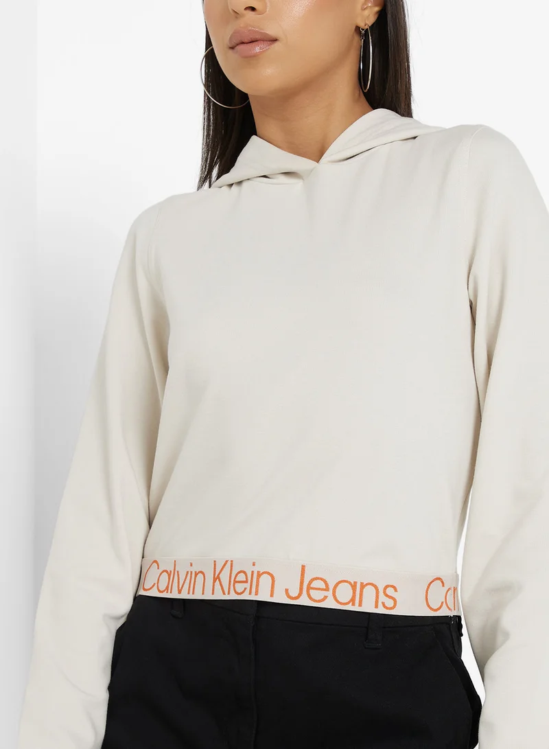 كالفن كلاين جينز LOGO TAPE MILANO HOODIE
