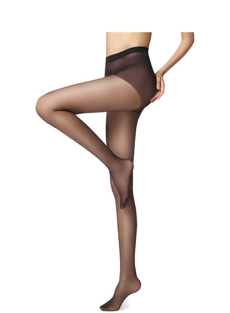 Tights Stockings Women's High Stretch Pantyhose, 87% Nylon and 13% Spandex, Soft Lightweight Breathable Fabric, Smooth Comfortable Fit, Natural Leg Coverage, Flexible Elastic Material, Durable Everyday Hosiery, Available in Black, Gray, Natural Nude and Coffee Colors, Suitable for Daily Wear, Office, Business, Party, Wedding and Formal Occasions, Easy to Match with Dresses, Skirts, Shorts and Heels, Classic Fashion Hosiery for All Seasons. Black - Image 1