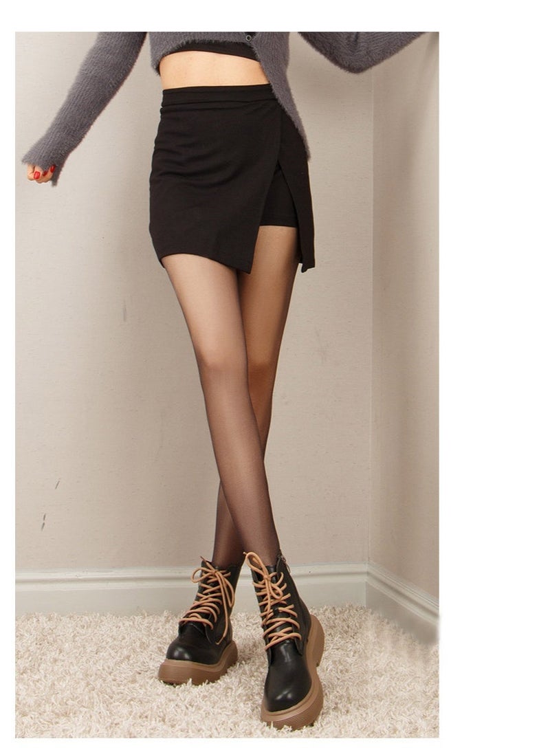 Tights Stockings Women's High Stretch Pantyhose, 87% Nylon and 13% Spandex, Soft Lightweight Breathable Fabric, Smooth Comfortable Fit, Natural Leg Coverage, Flexible Elastic Material, Durable Everyday Hosiery, Available in Black, Gray, Natural Nude and Coffee Colors, Suitable for Daily Wear, Office, Business, Party, Wedding and Formal Occasions, Easy to Match with Dresses, Skirts, Shorts and Heels, Classic Fashion Hosiery for All Seasons. Black - Image 4