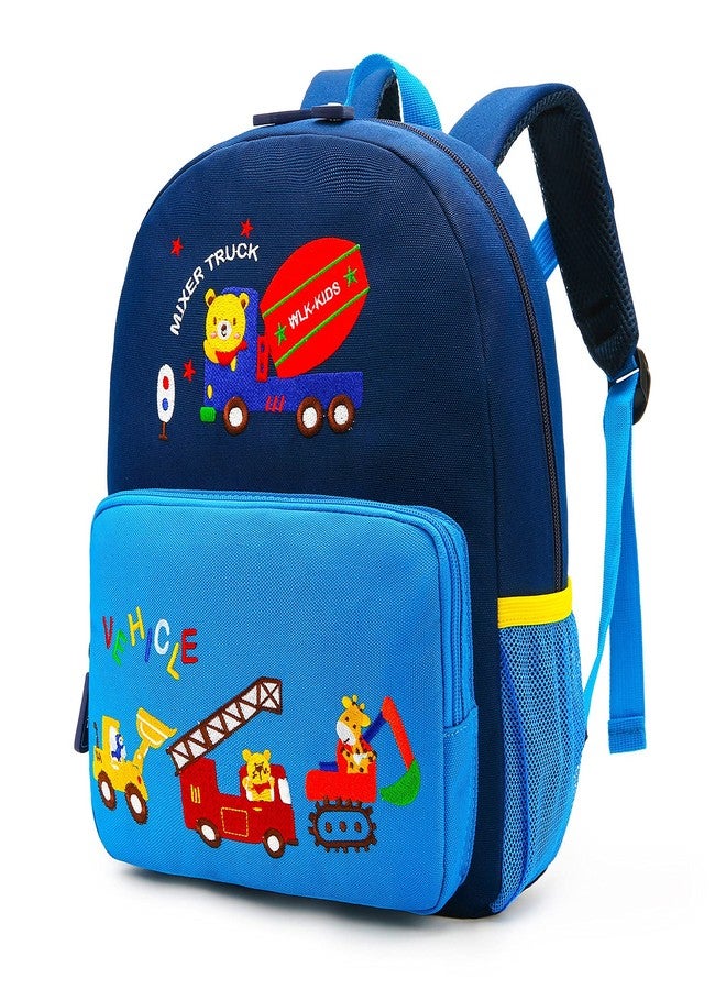 willikiva Car Dinosaur Kids Toddler Backpack for Boys and Girls Children Waterproof Preschool Bag(Green Traffic Paradise), Green Traffic Paradise, One_Size, Classic - Image 1