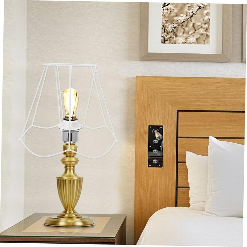 إطار طوق مصباح ABOOFAN DIY حامل مصباح طوق دعم غطاء سلك مقبس للحرف الزخرفية - Image 4