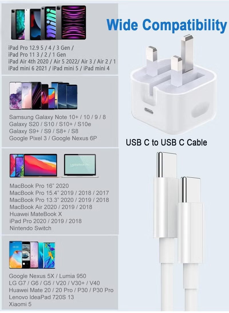 شاحن آيفون بقوة 40 واط - شاحن شحن سريع لـ iPhone 17 و 16 Pro | شاحن USB-C سريع بتقنية PD (Type-C) | رأس شاحن سريع لـ iPhone 17 | قابس طاقة Type-C ومحول سفر عالمي | متوافق مع iPhone 17/17 Pro/17 Pro Max/Air/16/16 Pro Max/15/15 Pro/Plus، و iPad، و AirPods. - Image 3